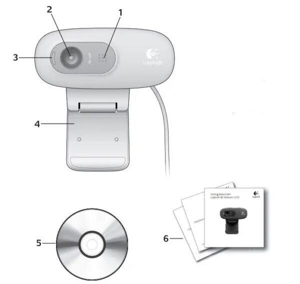 Logitech C270 HD Webcam