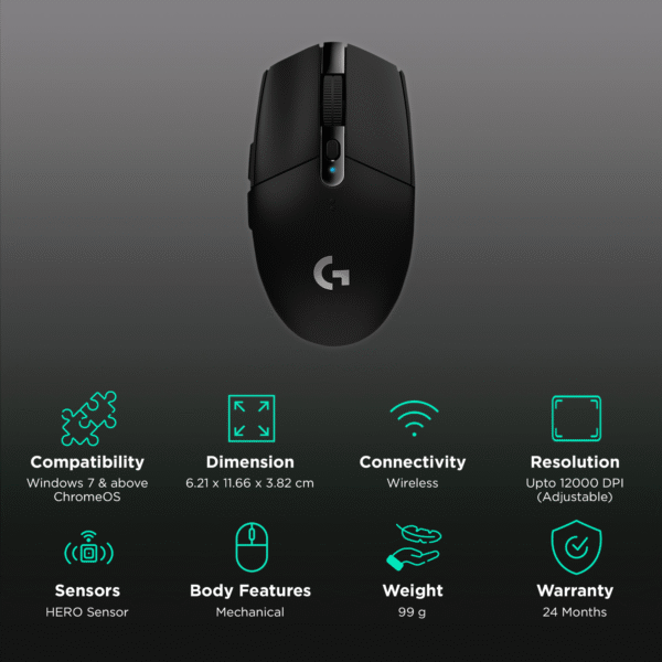 Logitech G304 Lightspeed Wireless Gaming Mouse